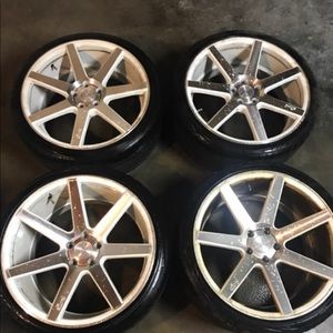 20” rims and tires